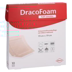 Dracofoam Haft sensitiv Schaumst.Wund.19x19 cm
