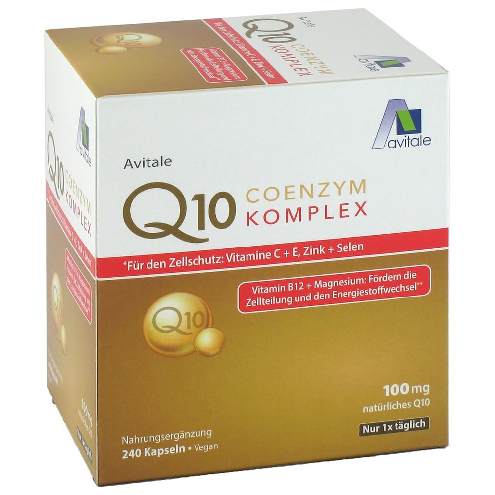 Coenzym Q10 100mg Kapseln+Vitamine+Mineralstoffe