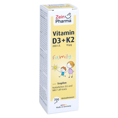 Vitamin D3 + K2 MK-7 all trans Family