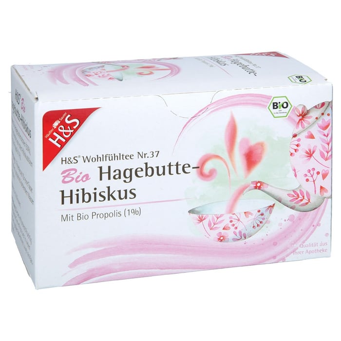 H&S Bio Hagebutte-Hibiskus Filterbeutel