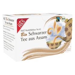 H&S Bio Schwarzer Tee aus Assam Filterbeutel