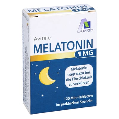 Melatonin 1 mg Mini-Tabletten im Spender