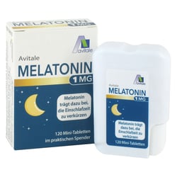 Melatonin 1mg Mini-Tabletten im Spender
