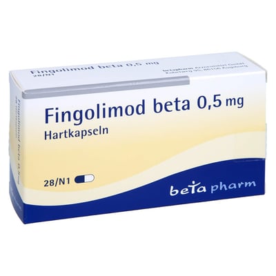 Fingolimod beta 0,5 mg Produktbild 1