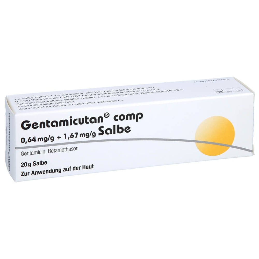 Gentamicutan comp 0.64 mg/g + 1.67 mg/g Salbe