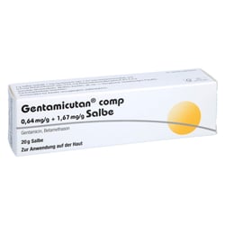 Gentamicutan comp 0.64 mg/g + 1.67 mg/g Salbe