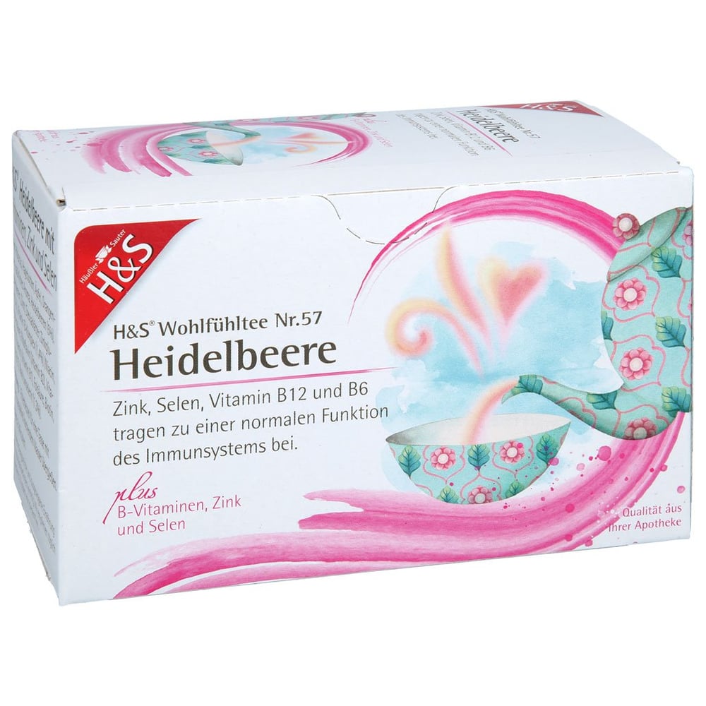 H&S Heidelbeere m.B-Vitaminen Zink und Selen Fbtl.