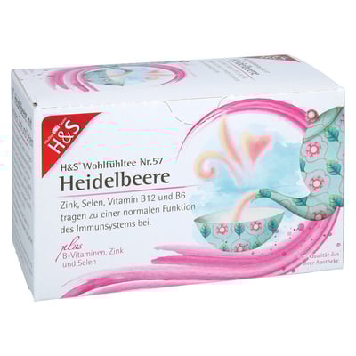 H&S Heidelbeere m.B-Vitaminen Zink und Selen Fbtl.