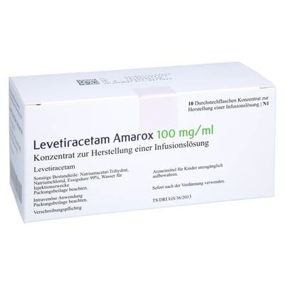 Levetiracetam Amarox 100 mg/ml KonherinL. Produktbild 1