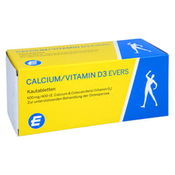Calcium/Vitamin D3 Evers 600 mg/400 I.E.