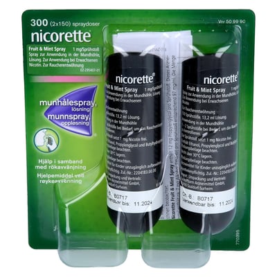 Nicorette Fruit & Mint Spray 1 mg/Sprühstoß
