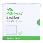Exufiber 5x5 cm Gel Faser Produktbild 2