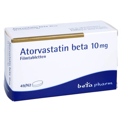 Atorvastatin beta 10 mg