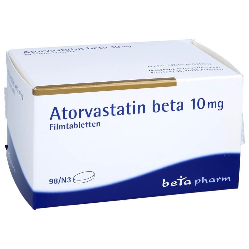 Atorvastatin beta 10 mg