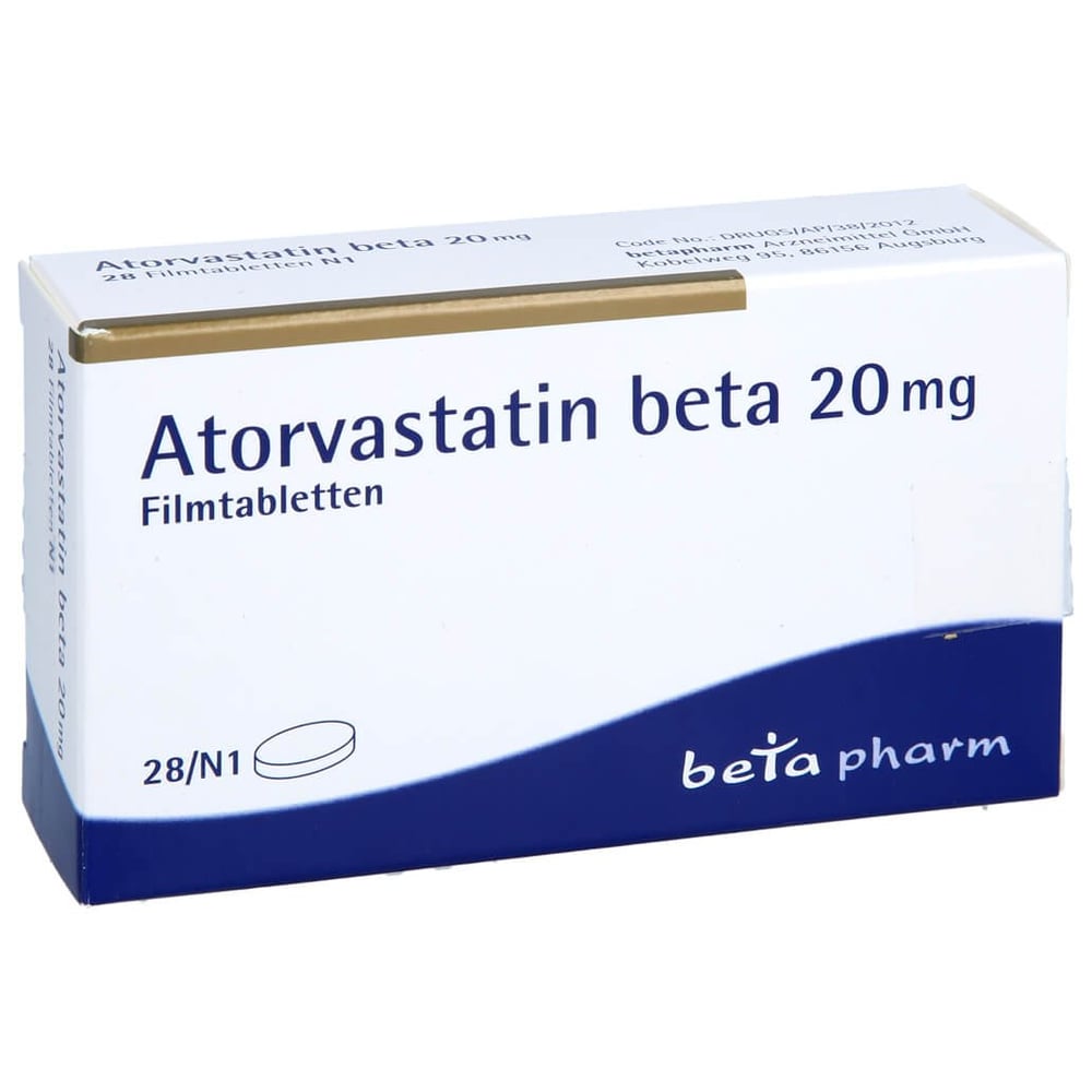 Atorvastatin beta 20 mg