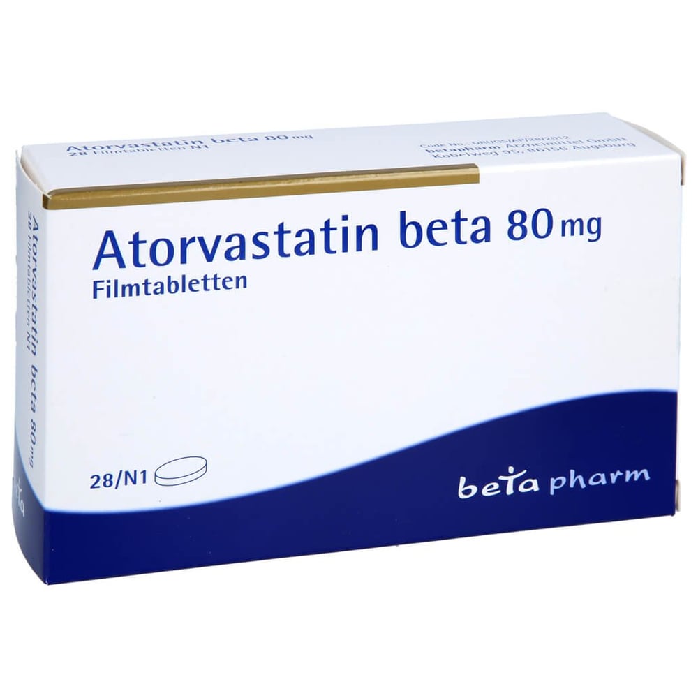 Atorvastatin beta 80 mg