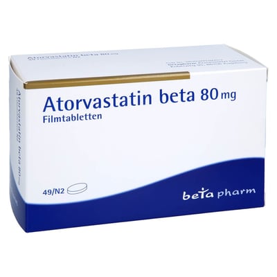 Atorvastatin beta 80 mg