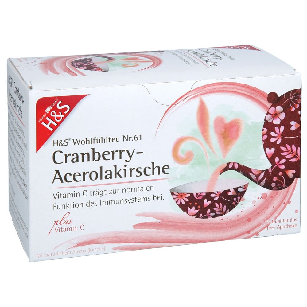 H&S Cranberry-Acerolakirsche mit Vitamin C Fbtl.
