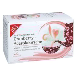 H&S Cranberry-Acerolakirsche mit Vitamin C Fbtl.