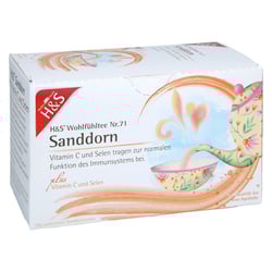 H&S Sanddorn m.Vitamin C und Selen Filterbeutel