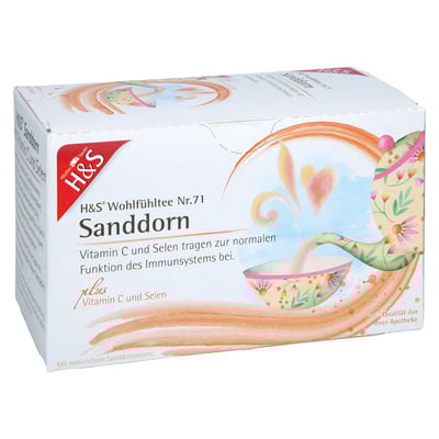 H&S Sanddorn m.Vitamin C und Selen Filterbeutel
