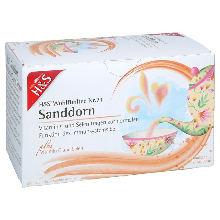 H&S Sanddorn m.Vitamin C und Selen Filterbeutel