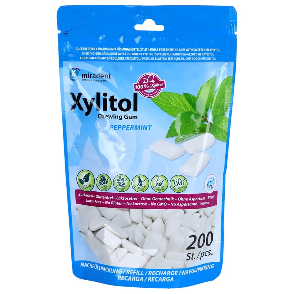 Miradent Xylitol Chewing Gum Minze Refill
