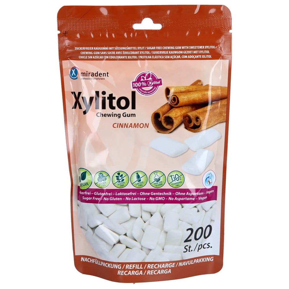 Miradent Xylitol Chewing Gum Zimt Refill