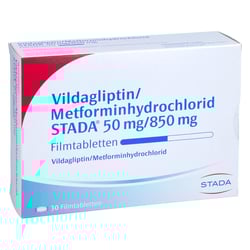 Vildagliptin/Metforminhydrochlorid STADA 50 mg/850 mg
