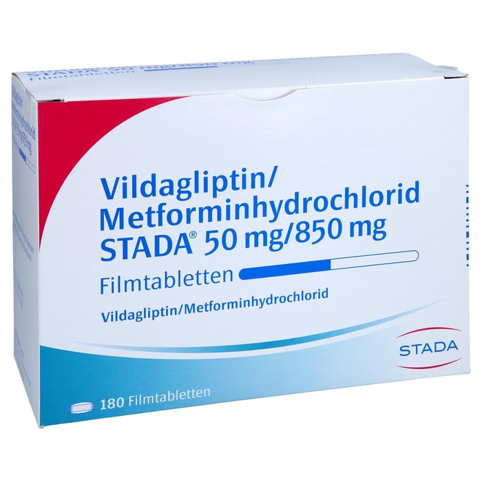 Vildagliptin/Metforminhydrochlorid STADA 50mg/850mg