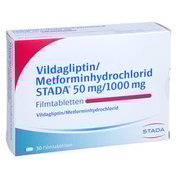 Vildagliptin/Metforminhydrochlorid STADA 50 mg/1000 mg