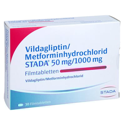 Vildagliptin/Metforminhydrochlorid STADA 50 mg/1000 mg