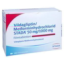 Vildagliptin/Metforminhydrochlorid STADA 50 mg/1000 mg