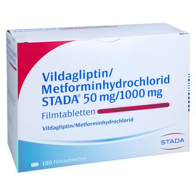 Vildagliptin/Metforminhydrochlorid STADA 50 mg/1000 mg