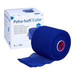 Peha-haft Color Fixierbinde latexfrei 8 cmx20 m blau Avitamed