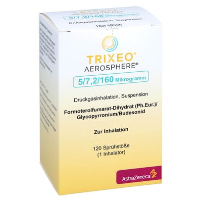 Trixeo Aerosphere 5/7.2/160 ug Druckgasinh.120ED