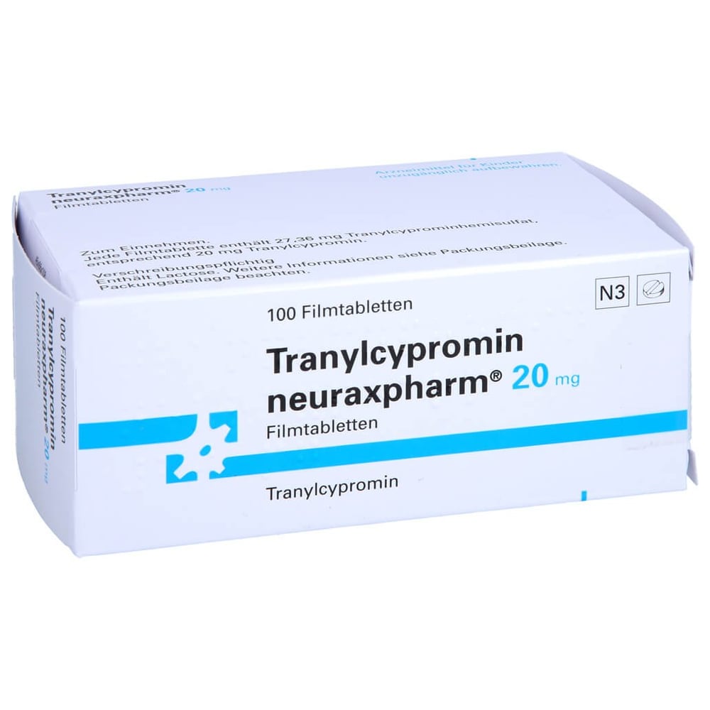 Tranylcypromin neuraxpharm 20 mg