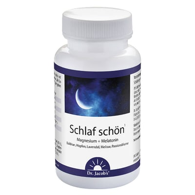 Dr. Jacob's Schlaf schön Melatonin Melisse Baldrian Hopfen