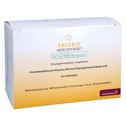 Trixeo Aerosphere 5/7.2/160ug Druckgasinh.120ED