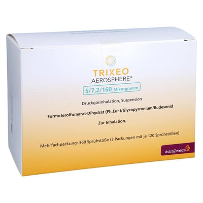 Trixeo Aerosphere 5/7.2/160ug Druckgasinh.120ED