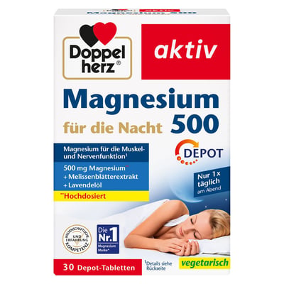Doppelherz Magnesium 500 für die Nacht
