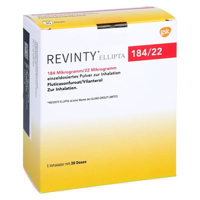 Revinty Ellipta 184 ug/22 ug einzeld.P.Inh.30ED