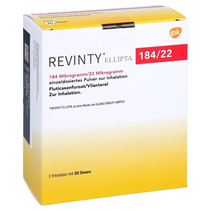 Revinty Ellipta 184 ug/22 ug einzeld.P.Inh.30ED