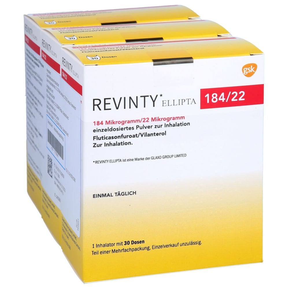 Revinty Ellipta 184 ug/22 ug einzeld.P.Inh.30ED