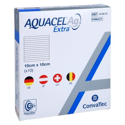 Aquacel Ag Extra 10x10 cm Produktbild 1