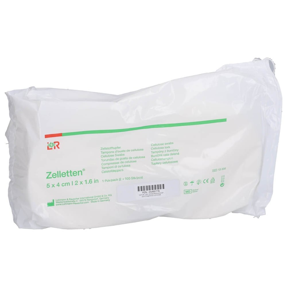Zelletten Tupfer 5x4cm Rol