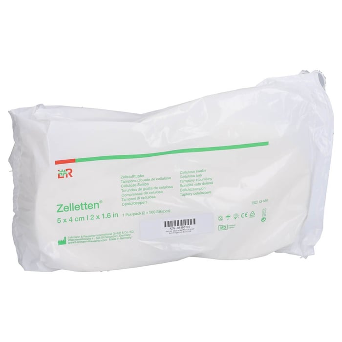 Zelletten Tupfer 5x4cm Rol