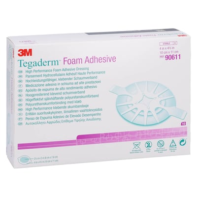 Tegaderm Foam Adhesive 10x11 cm oval 90611 Docpharm