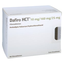 Dafiro HCT 10 mg/160 mg/25 mg