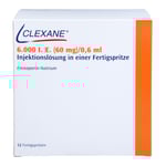 Clexane 6000 I.E. (60 mg)/0,6 ml Injektionslösung